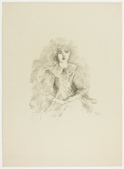 Une étude à la lumière de la lampe - Theodore Roussel