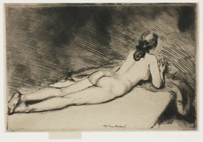 Figure nue allongée - Theodore Roussel