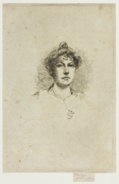 Portrait de Mlle Edith Austin - Theodore Roussel