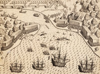 Arrivée des Hollandais à l