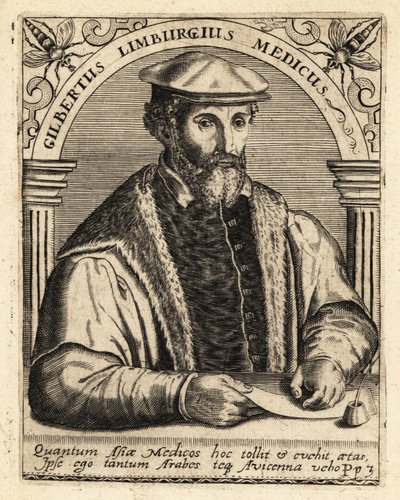 Gilbert Fusch de Limbourg, médecin néerlandais, 1504-1567 - Theodore de Bry