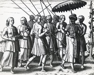 Habitants de Sumatra, par Theodor de Bry, gravure - Theodore de Bry
