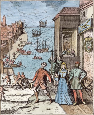 Séparation de Colomb avec Ferdinand et Isabelle, de 