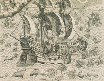 Poisson ailé des mers des Indes, illustration de l