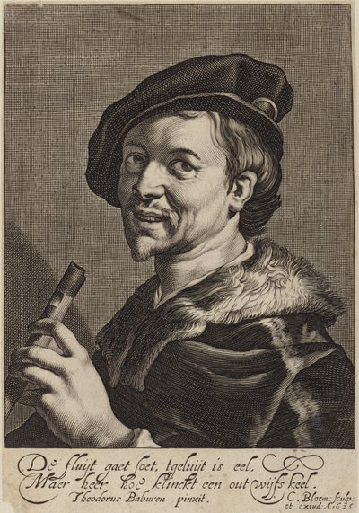 Portrait de Cornelis Bloemaert - Theodore van Baburen