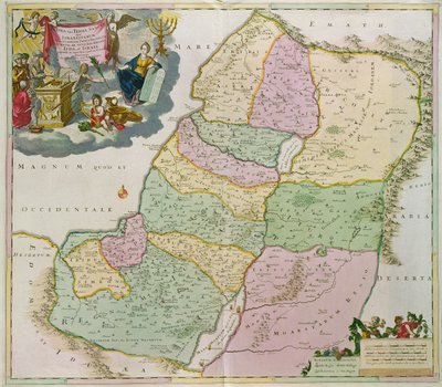 Carte de la Terre Sainte - Theodorus Danckerts