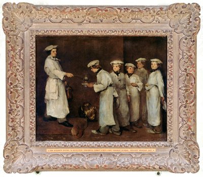 Scène de cuisine, début des années 1860 - Theodule Ribot