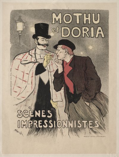 Mothu et Doria - Scènes impressionistes - Théophile Alexandre Steinlen