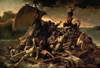 Français :  Le Radeau de La Méduse The Raft of the Medusa - Theodore Gericault