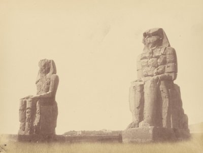 Colosse de Memnon - Théodule Devéria