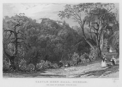 Château Eden Hall, Durham, la résidence de Rowland Burdon - Thomas (after) Allom