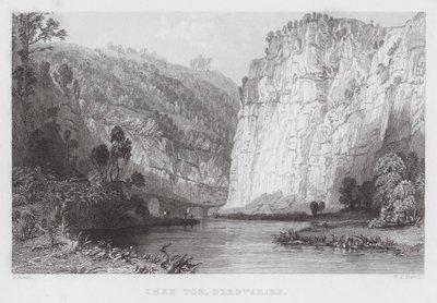 Chee Tor, Derbyshire (gravure) - Thomas (after) Allom