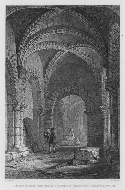 Intérieur de la Chapelle du Château, Newcastle - Thomas (after) Allom