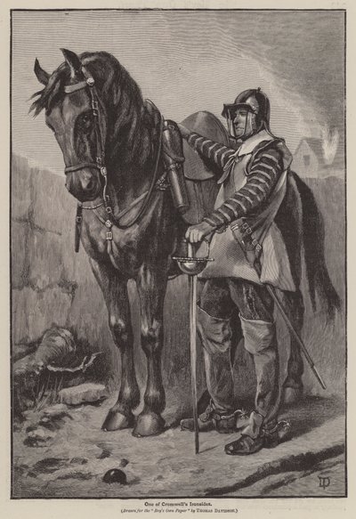 Un des Ironsides de Cromwell - Thomas (after) Davidson