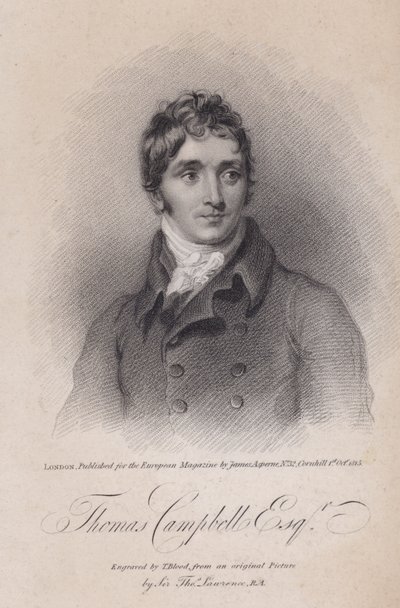 Thomas Campbell, poète écossais - Thomas (after) Lawrence