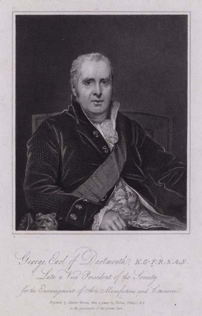 George Legge, 3e comte de Dartmouth, politicien et député britannique - Thomas (after) Phillips