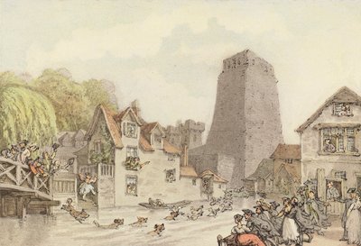 Une Chasse au Canard - Thomas (after) Rowlandson
