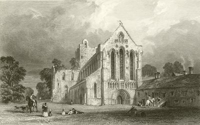 Prieuré de Llanercost, Cumberland - Thomas Allom