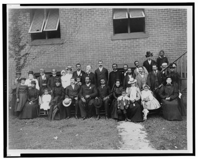 Membres de la Première Église Congrégationaliste, Atlanta, Géorgie, posant devant l