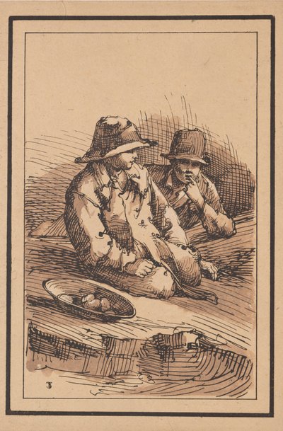 Figures rustiques : Deux garçons - Thomas Barker