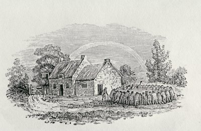 Combat de coqs devant une auberge, vers 1801, de 