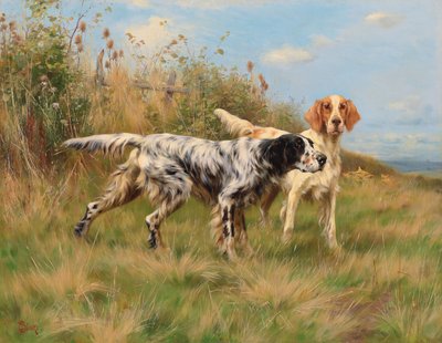 Deux setters anglais - Thomas Blinks