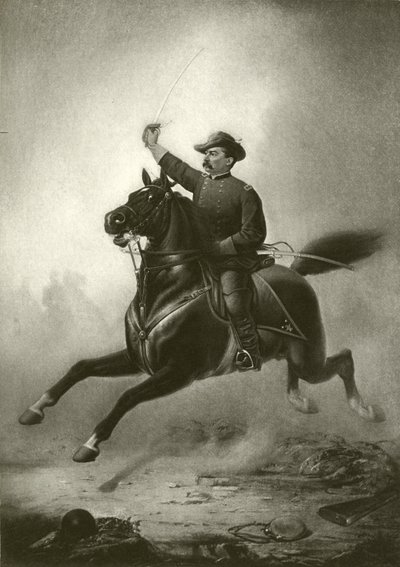 La chevauchée de Sheridan (gravure) - Thomas Buchanan Read