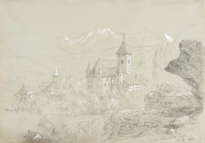 Château de Spiez, 1841 - Thomas Cole
