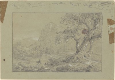 Étude pour "Le gué de la montagne" - Thomas Cole