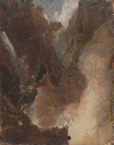 Étude pour une scène de Lord Byron - Thomas Cole
