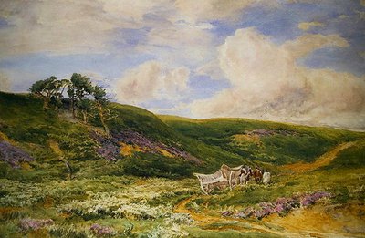 Paysage avec charrette - Thomas Collier