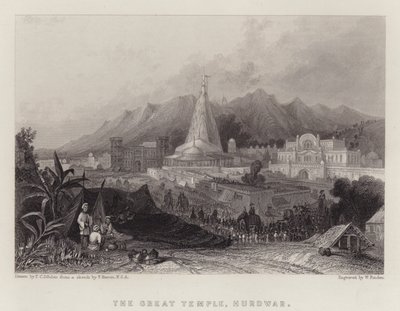 Le Grand Temple, Hurdwar - Thomas Colman (after) Dibdin