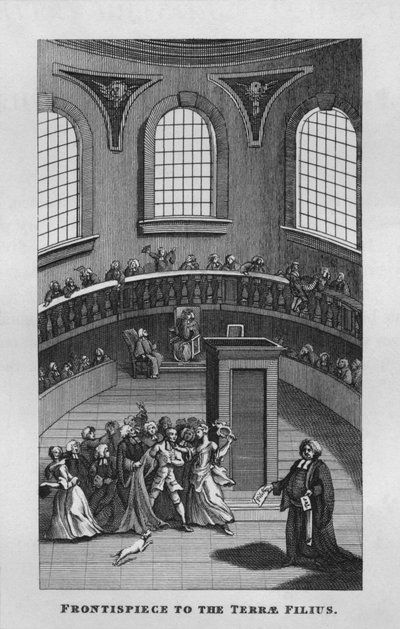Frontispice de Terrae Filius, 1808, 1827 - Thomas Cook