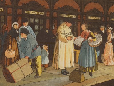 En route de Caen à Paris : une gare - Thomas Crane