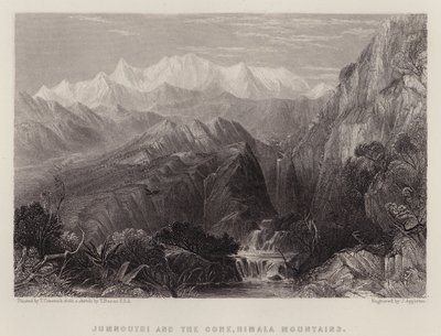 Jumnoutri et le Cône, Montagnes de l