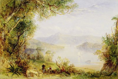 Vue sur la rivière Hudson, vers 1840-45 - Thomas Creswick