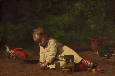 Bébé en train de jouer, 1876 - Thomas Eakins