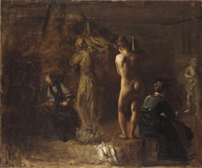 William Rush sculptant sa figure allégorique de la rivière Schuylkill, 1876 - Thomas Eakins