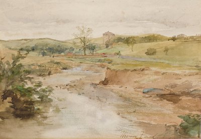 Le vieux château - Thomas Faed