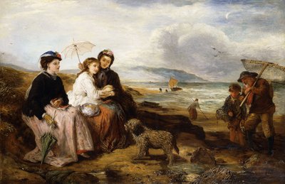 Au bord de la mer, 1877 - Thomas Falcon Marshall