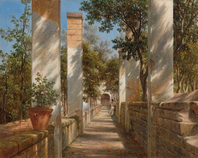 Pergola avec des oranges - Thomas Fearnley
