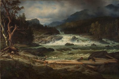 Les chutes de Labro à Kongsberg - Thomas Fearnley
