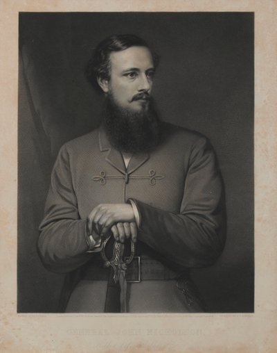 Général John Nicholson, gravé par A.N. Saunders, publié par Henry Graves et Co., Londres, 1er juin 1867 - Thomas Francis Dicksee