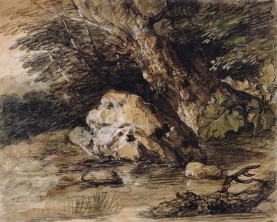 Paysage vallonné avec des figures s
