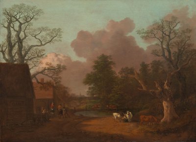 Paysage avec une laitière - Thomas Gainsborough