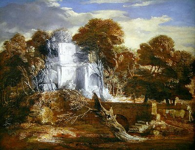Paysage avec une figure et du bétail - Thomas Gainsborough