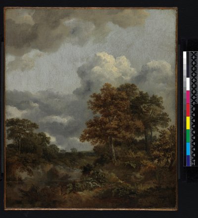 Paysage avec un étang, 1746-1747 - Thomas Gainsborough