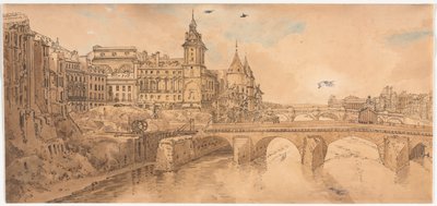 Sélection de vingt des vues les plus pittoresques de Paris, 1802 - Thomas Girtin