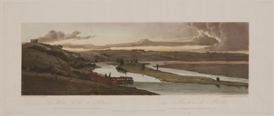 Une sélection de vingt des vues les plus pittoresques de Paris : Les fontaines de Marli..., 1803 - Thomas Girtin