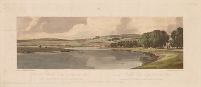 Une sélection de vingt des vues les plus pittoresques de Paris : Vue de Belle Vue & Pont de Sèvres - Thomas Girtin
